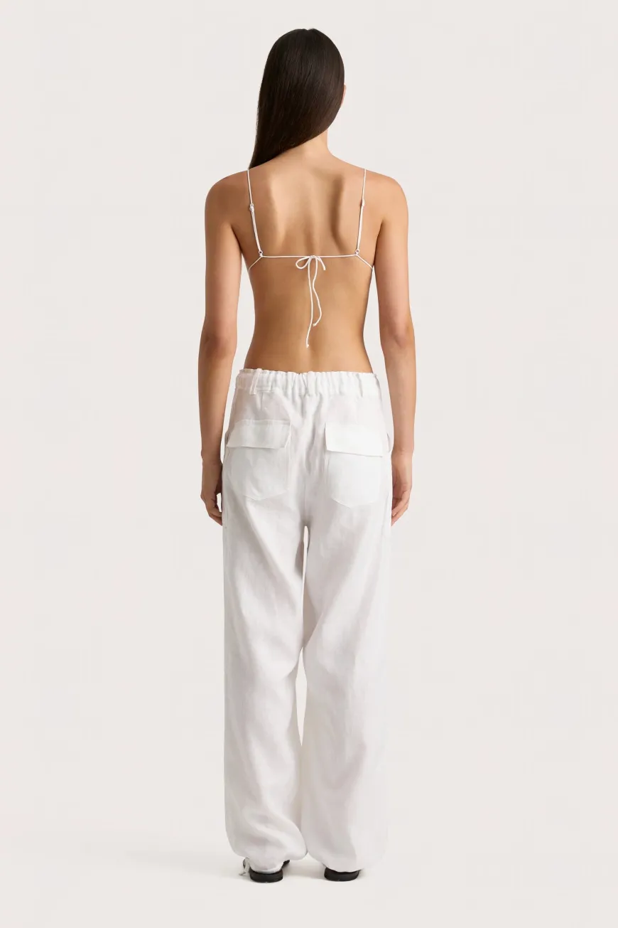 Geriba Pant White