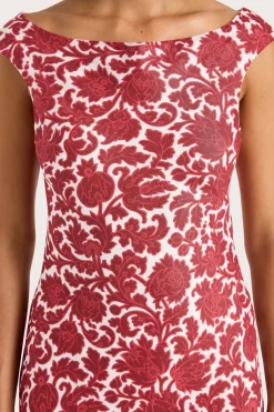 Ilride Maxi Dress Heuchera Print