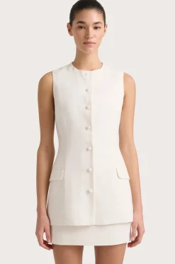 Jane Mini Skirt White