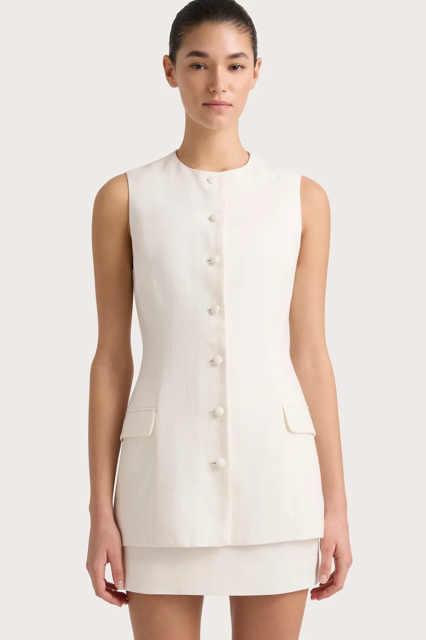 Jane Mini Skirt White