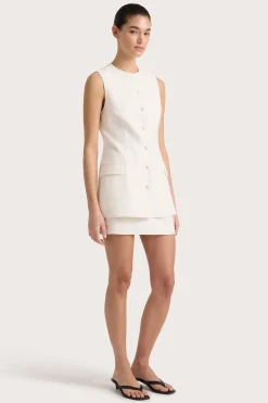 Jane Mini Skirt White