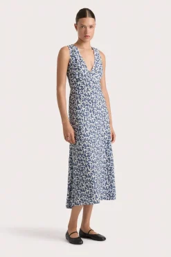 Jardin Midi Dress Leilani Mid Blue