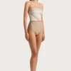 Jean Swim Top Futura Stripe Taupe