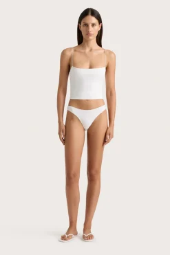 Jean Swim Top White