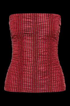 Jilliane Top Wine Stripe