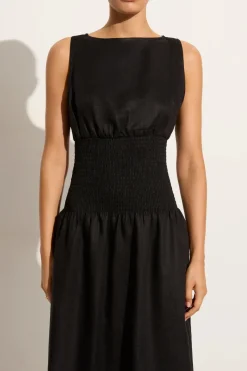 La Canella Midi Dress Black - Final Sale