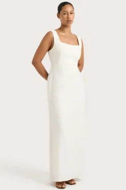 Lais Midi Dress White
