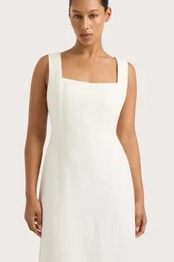 Lais Midi Dress White