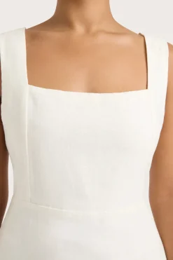 Lais Midi Dress White