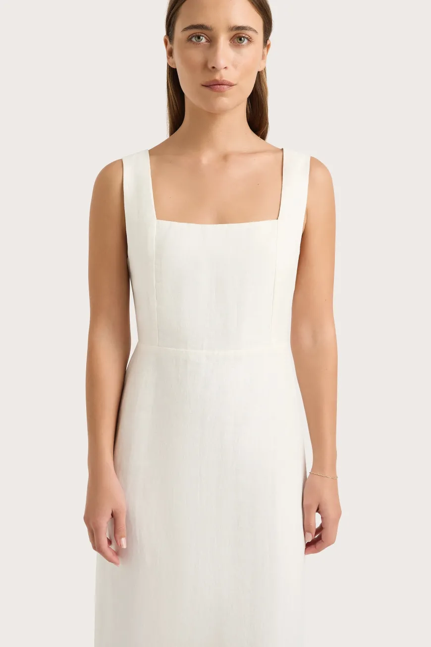 Lais Midi Dress White
