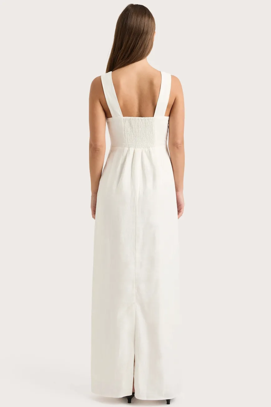Lais Midi Dress White