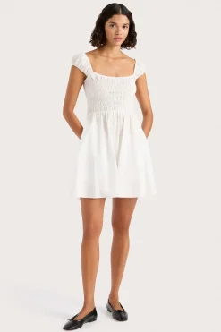 Lene Mini Dress White