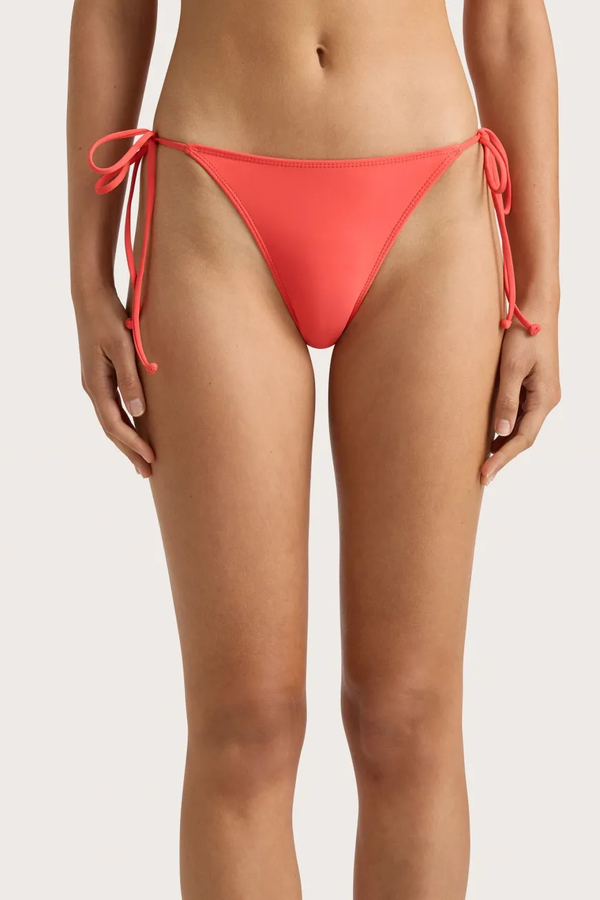 Leo Bikini Bottom Vermillion
