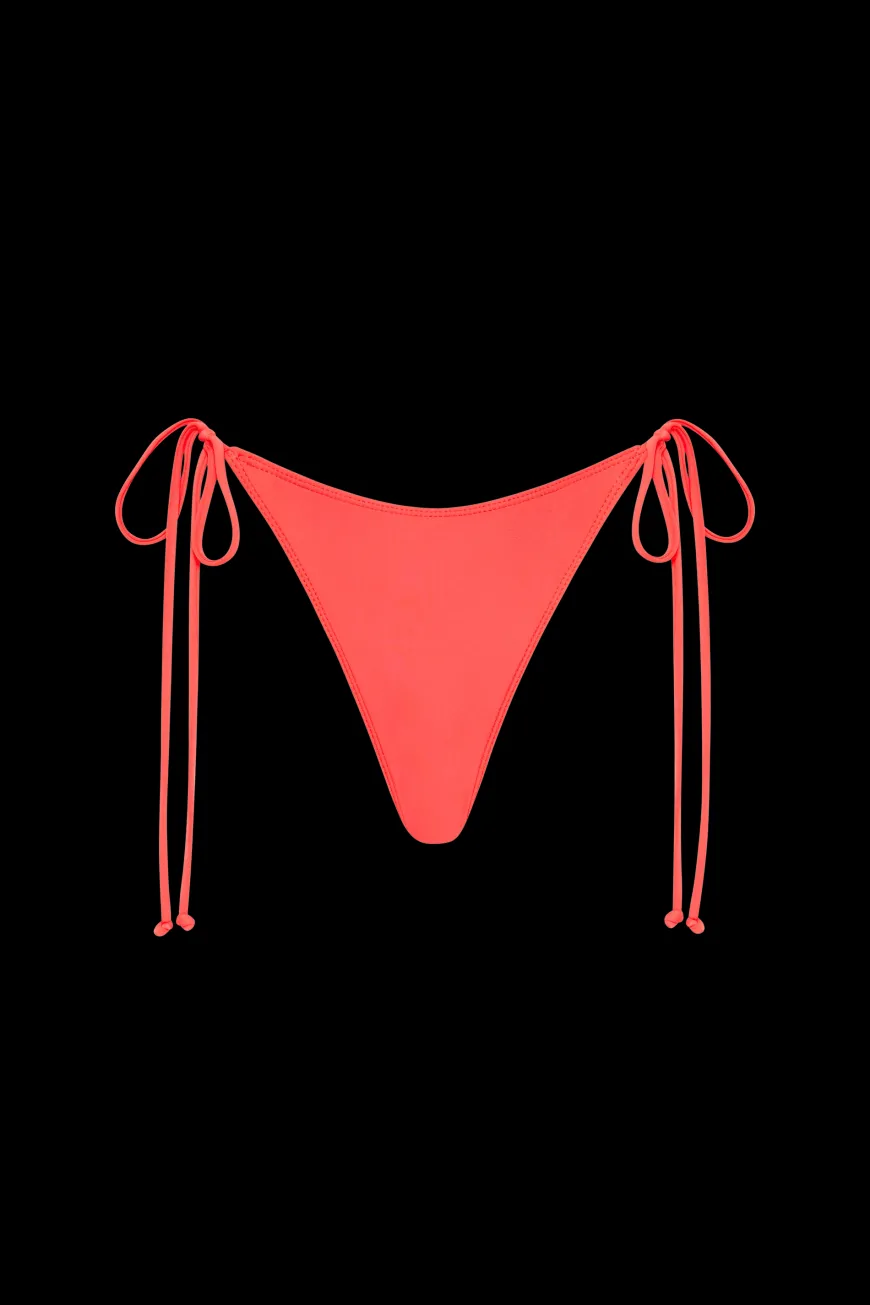 Leo Bikini Bottom Vermillion