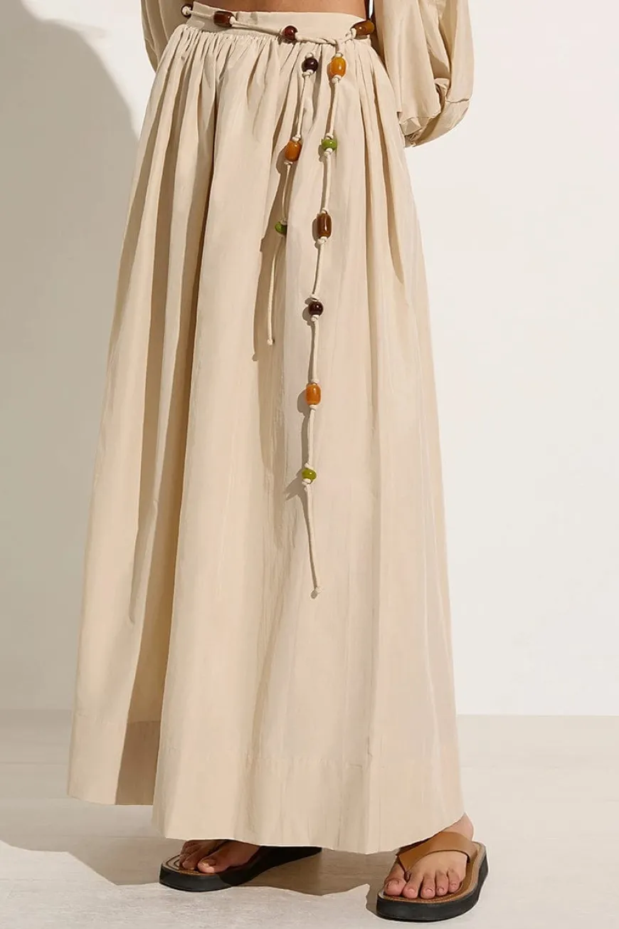Lido Skirt Creme - Final Sale