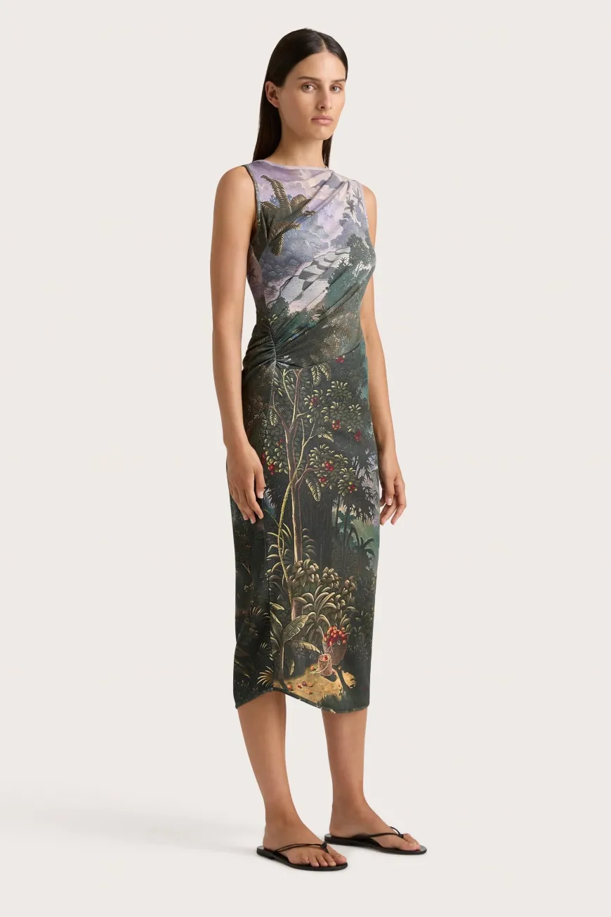 Loire Dress Balinese Landscape