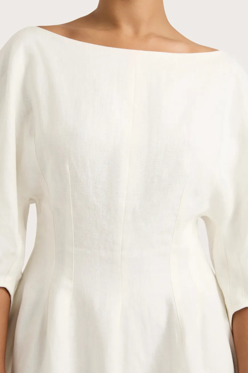 Lowen Mini Dress White