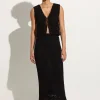 Lula Handmade Crochet Skirt Black - Final Sale