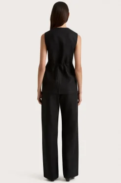 Lulea Wrap Vest Black