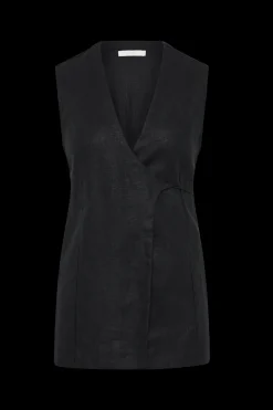 Lulea Wrap Vest Black