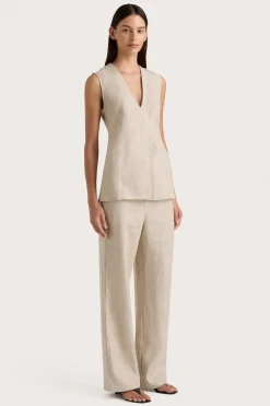 Lulea Wrap Vest Oatmeal