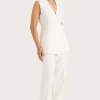 Lulea Wrap Vest White