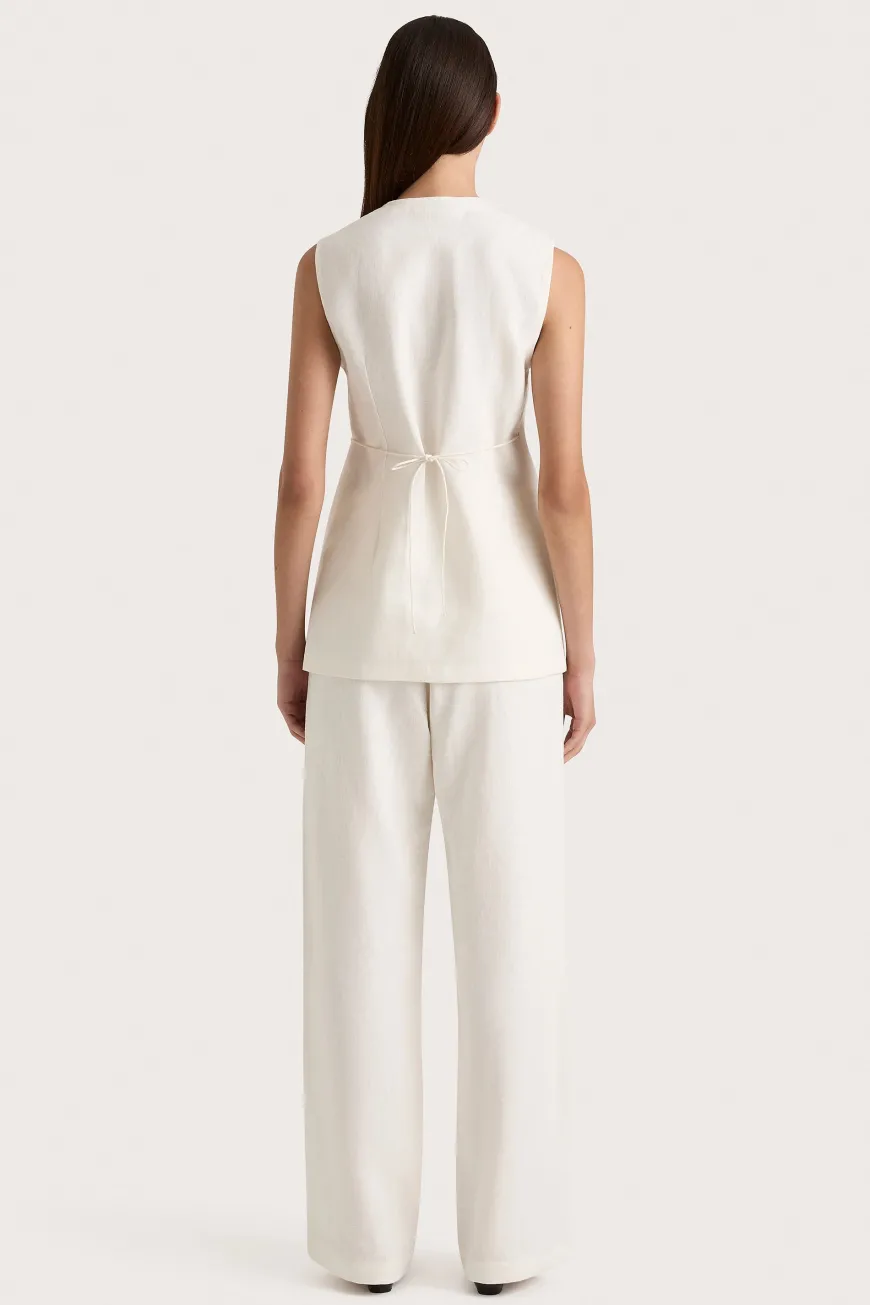 Lulea Wrap Vest White