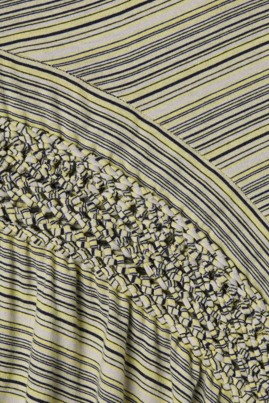 Maceio Top Lemon Navy Stripe