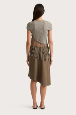 Maceio T-Shirt Walnut Stripe