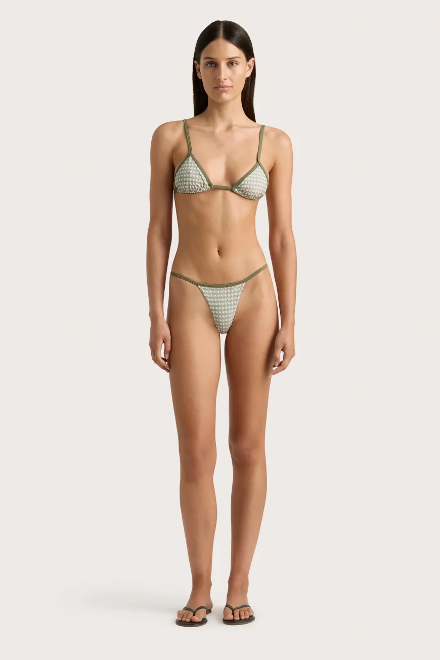 Manon Bikini Top Oliander Khaki