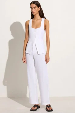 Maya Vest White