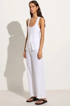 Maya Vest White