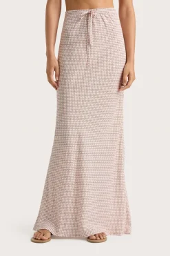 Menton Maxi Skirt Oliander Blush