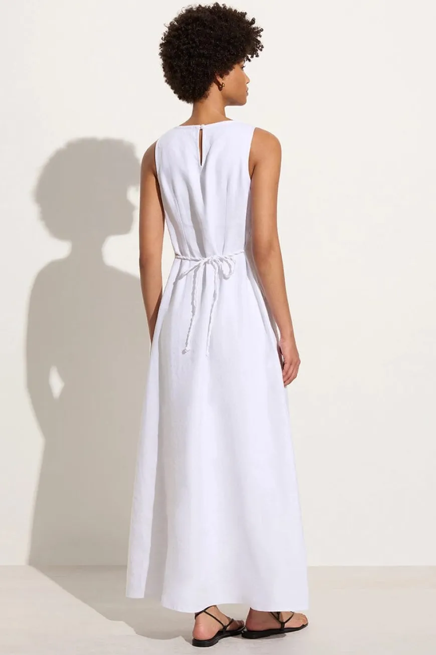 Nahna Maxi Dress White - Final Sale
