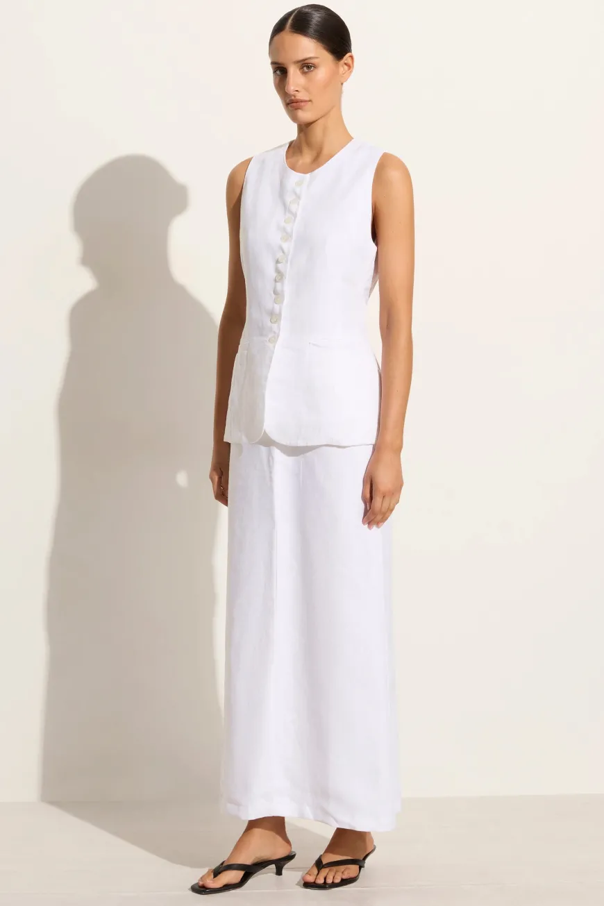 Nelli Skirt White