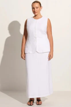 Nelli Skirt White