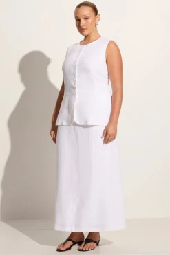 Nelli Skirt White