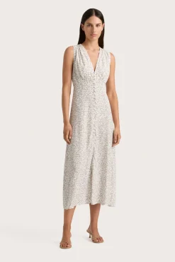 Oceane Midi Dress Calla Umber