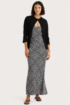Olivia Maxi Dress Amaryllis Floral Black