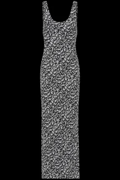 Olivia Maxi Dress Amaryllis Floral Black