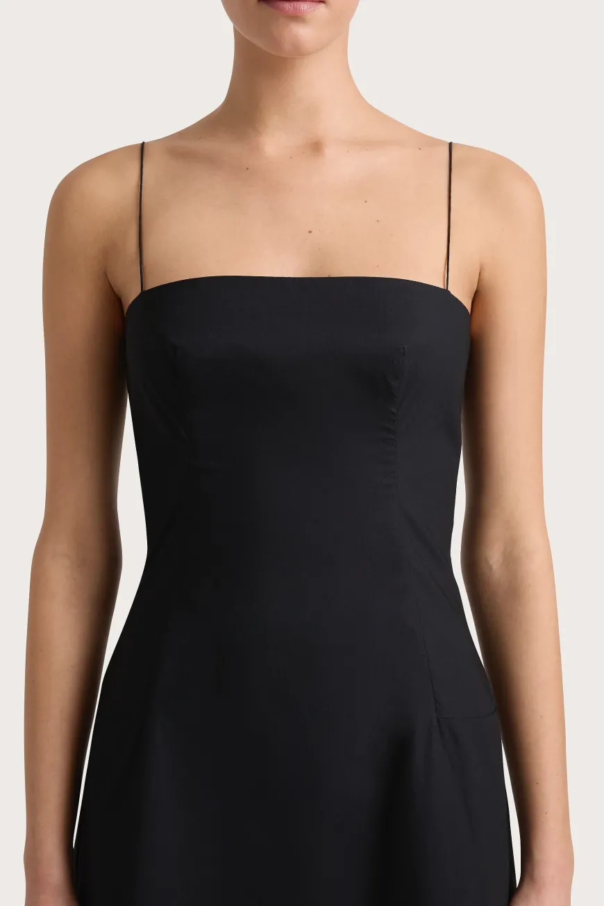 Ostano Midi Dress Black
