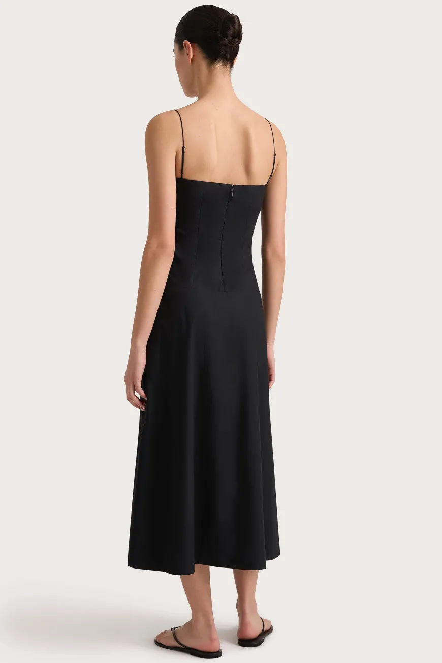 Ostano Midi Dress Black