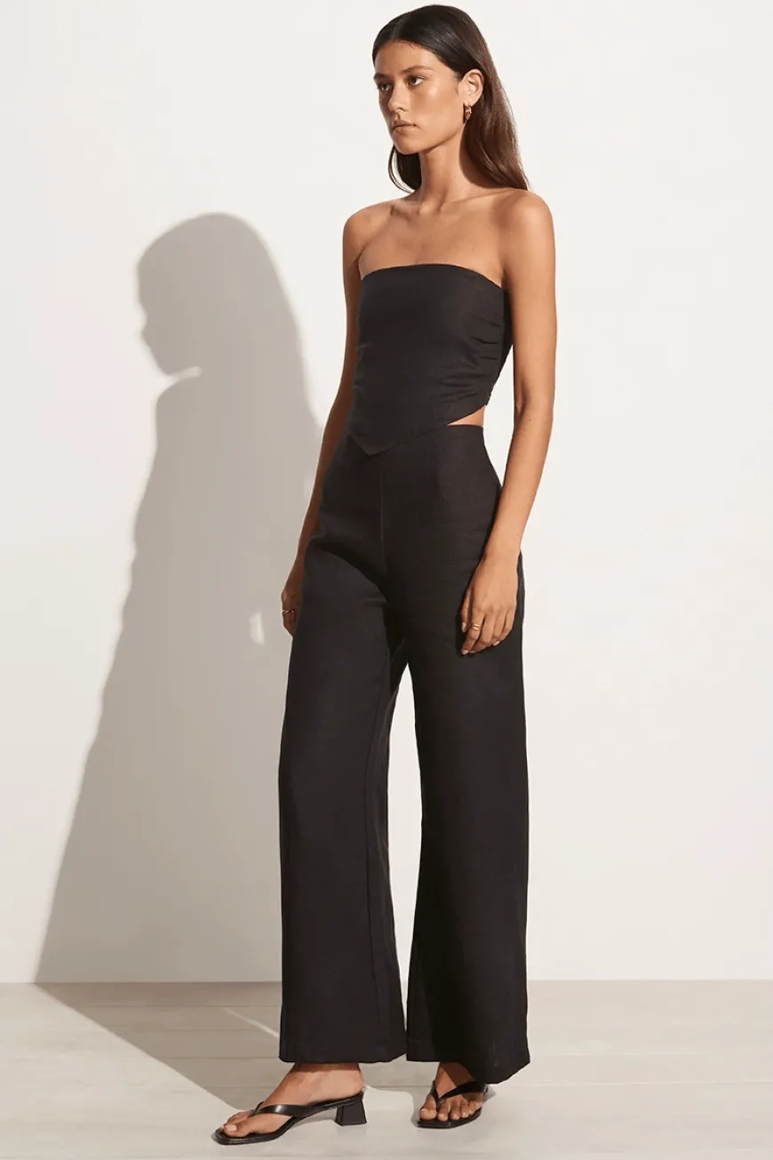 Ottavio Pants Plain Black