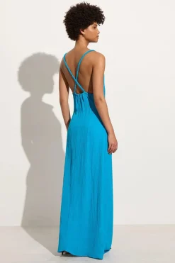 Palermo Maxi Dress Turquoise - Final Sale