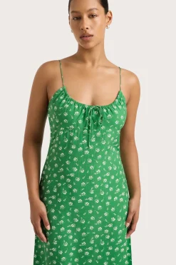 Pau Midi Dress Green