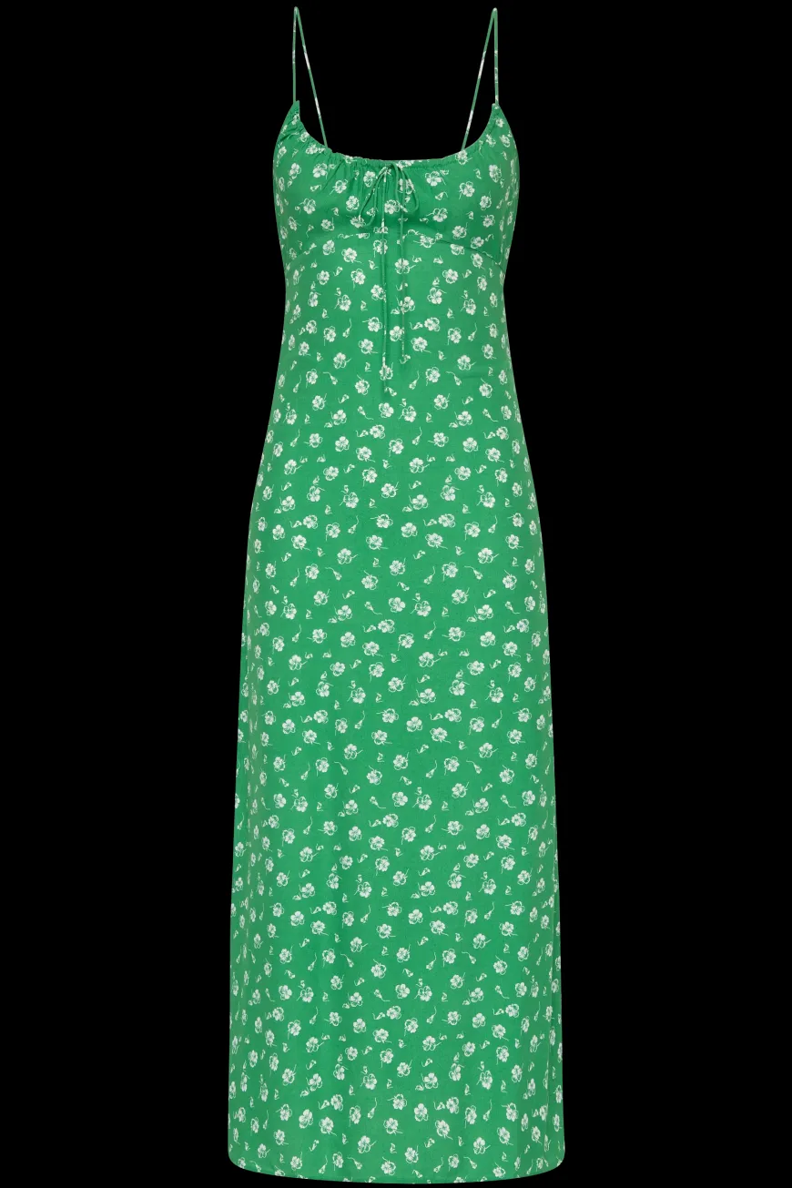 Pau Midi Dress Green