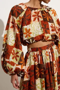 Pereira Top Tobago Floral - Final Sale