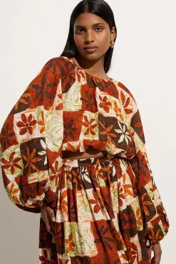 Pereira Top Tobago Floral - Final Sale