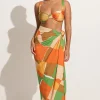 Playa Scarf Costa Smeralda Print - Final Sale