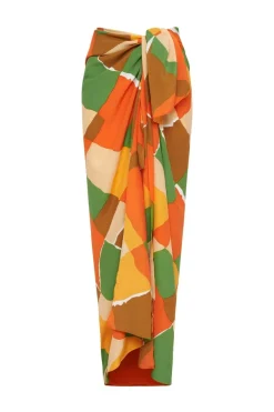 Playa Scarf Costa Smeralda Print - Final Sale